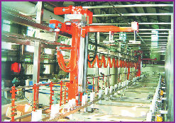 五金電鍍、化學(xué)鎳鈀金單臂式生產(chǎn)線